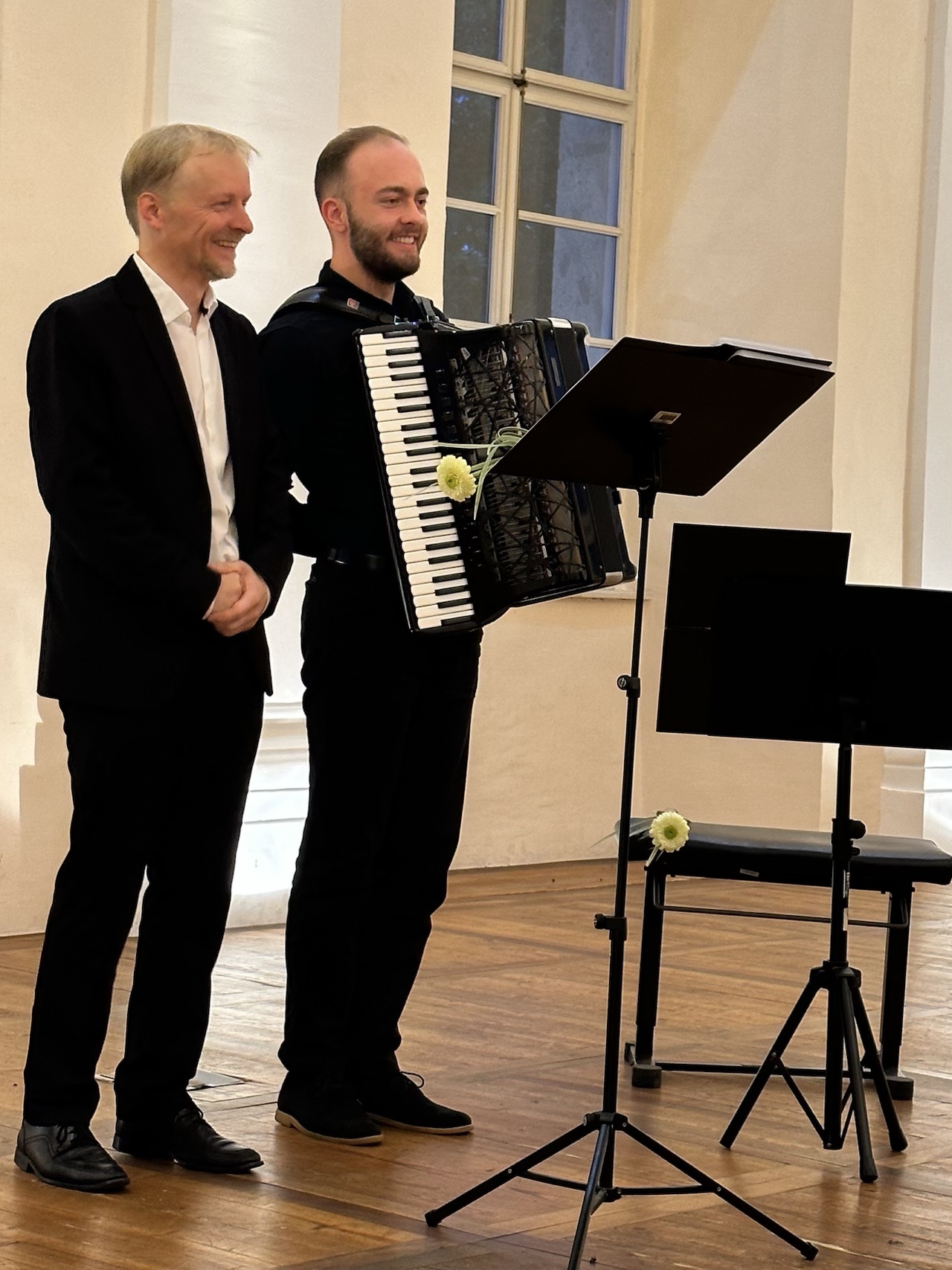 Verbeugung nach dem Konzert